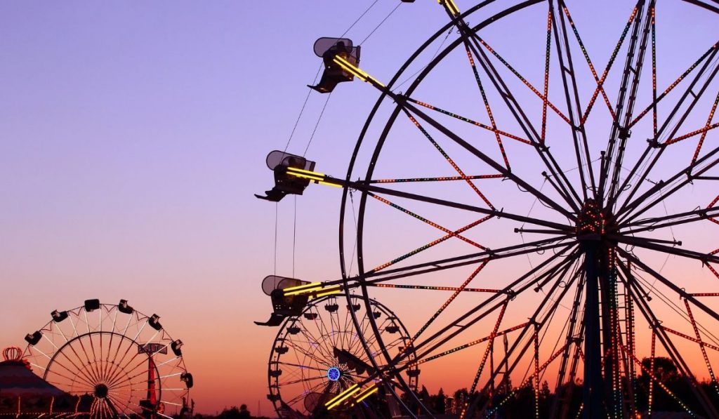 ferris wheel in the California State Fair