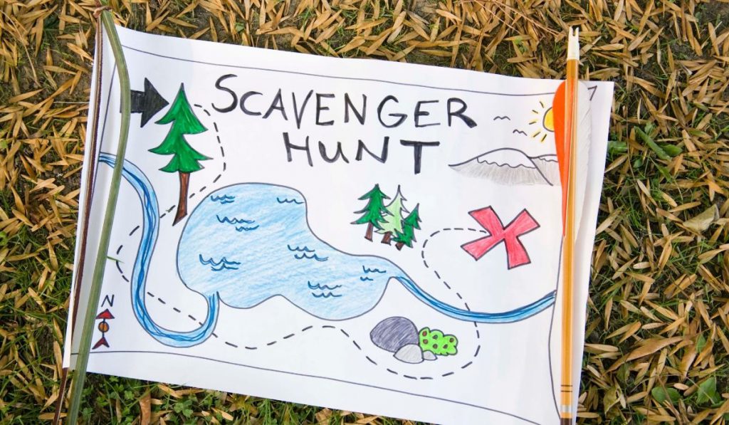 scavenger hunt poster