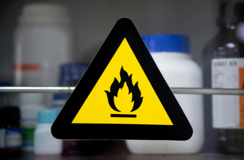 flammable products