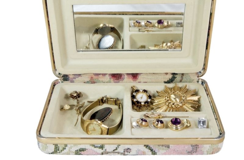 jewelries in a jewelry box