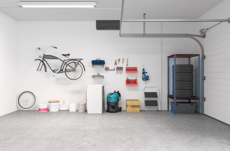 clean and organized garage