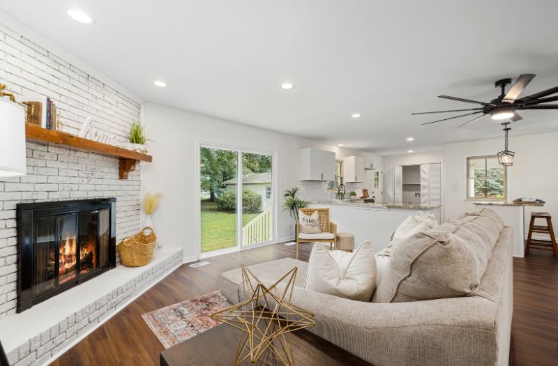 interior design of a living room